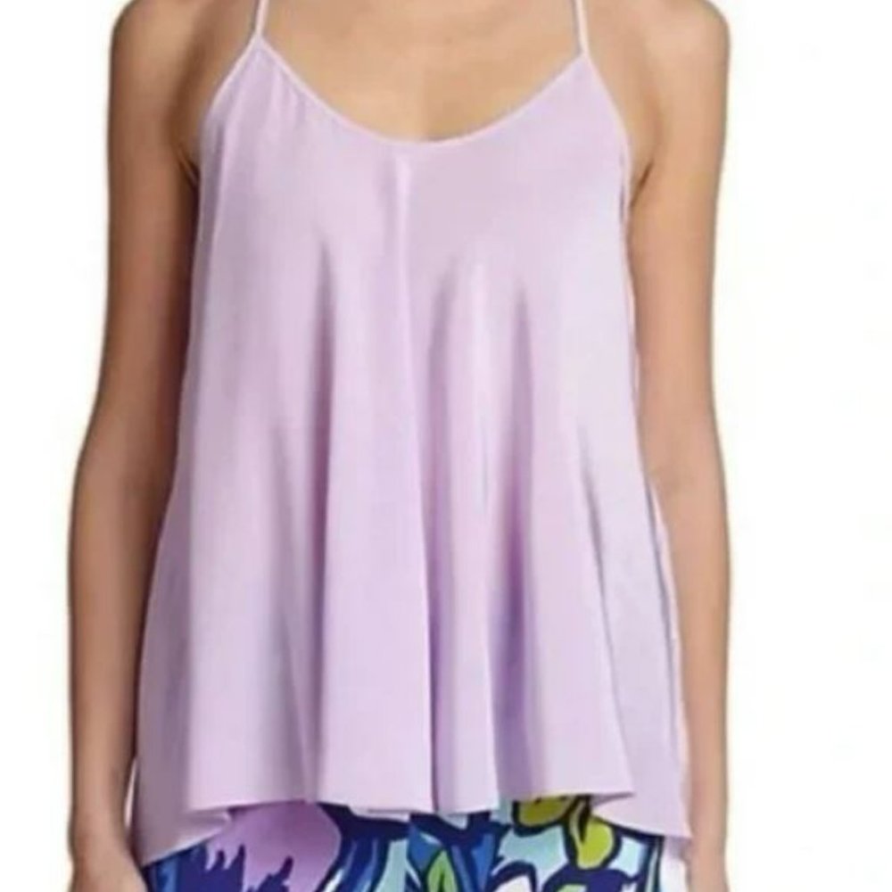 Lilly Pulitzer Silk Lavender Spaghetti Strap Camisole